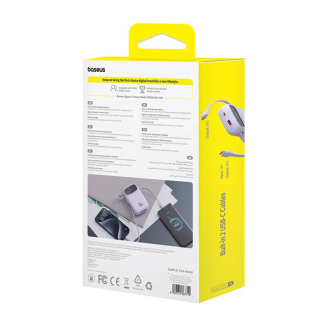 Powerbank Baseus QPow 2 10000mAh 30W 2xUSB-C (fioletowy) - 8