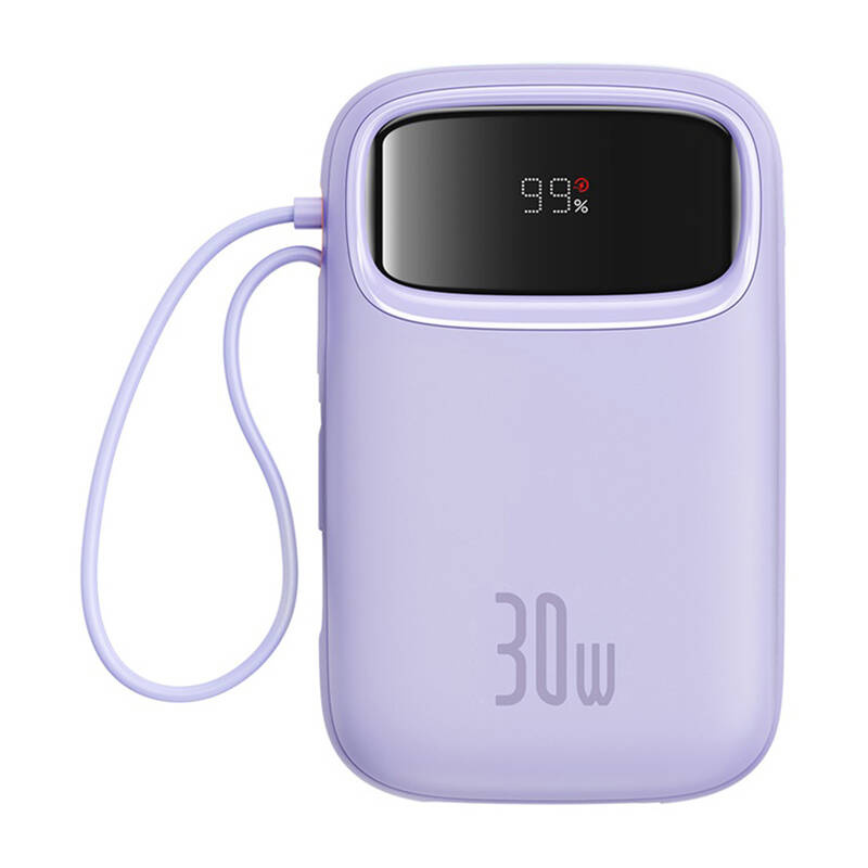 Powerbank BASEUS QPow 2 10000mAh 30W (fioletowy)