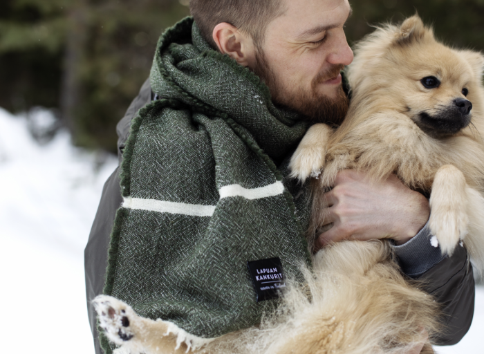 Discover the world of Finnish handicrafts. Lapuan Kankurit merino wool scarves.