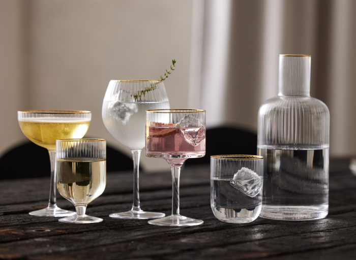 Lyngby Palermo glass collection. Combine vintage style with modernity.