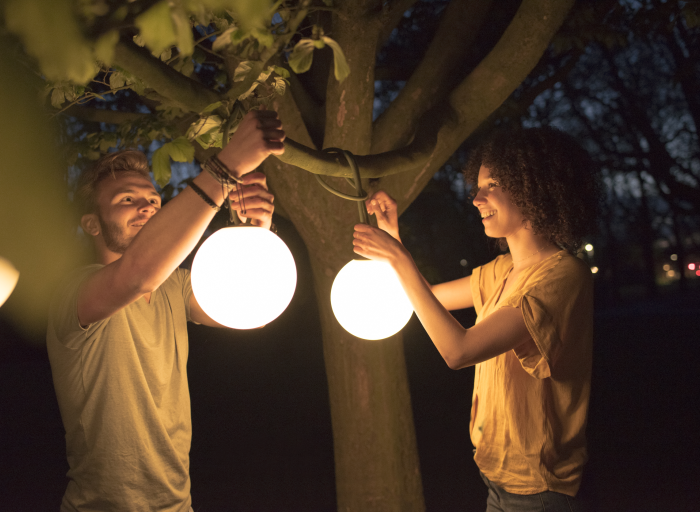 Illuminate your spaces with the Fatboy Bolleke Lamp.