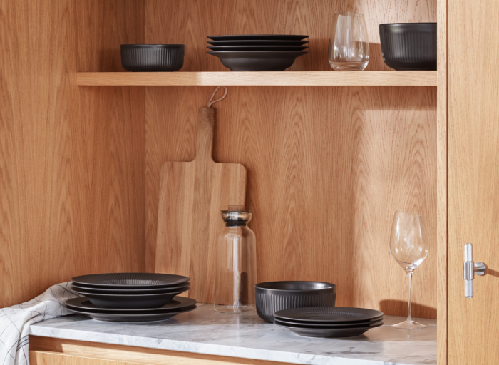 Black Eva Solo Legio Nova tableware. A new dimension of Nordic elegance.