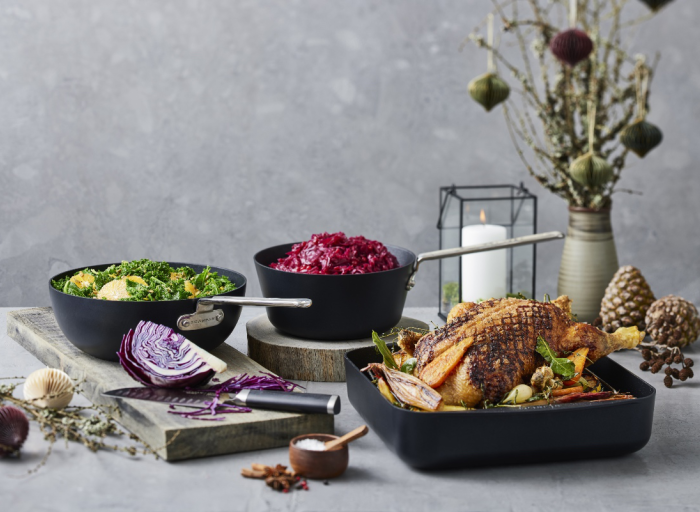 Scanpan TechnIQ. New quality of cooking for professionals and home chefs.